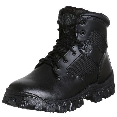 ROCKY Alpha Force Waterproof Public Service Boot, Black, Size 6(WI) - Image 1
