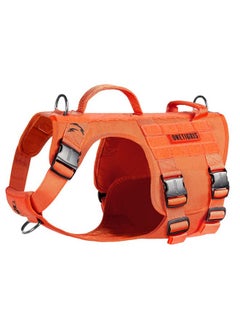 OneTigris OneTigris Tactical Large Dog Harness, Metal No Pull Dog Harness Vest with Hook & Loop Panels, Military Adjustable Easy to Put On Dog Vest Dog for Walking Hiking Training  - Image 1