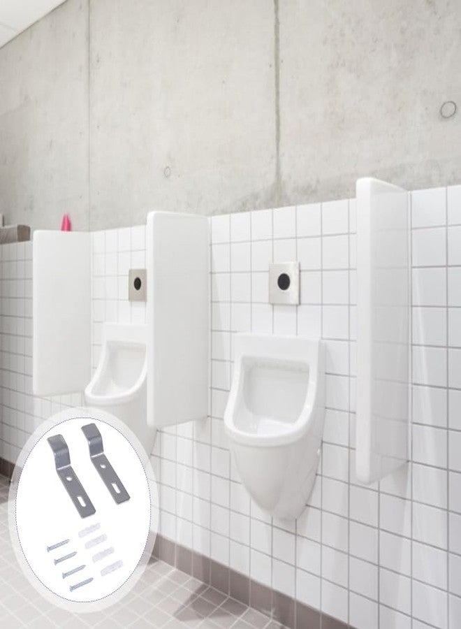RecDec 2 Pairs Urinals Wall Mount Bracket Stand Hook with Expansion Screws for Men Urinal Washout Male Wash Out Basin Toilet Garage Shed Backyard Bathroom Outdoor - Image 4