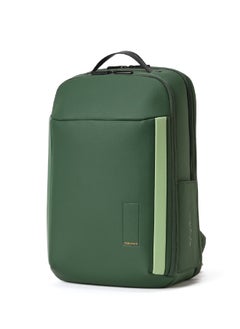 Mokobara MOKOBARA The Autopilot Backpack Fits 15.6 Inch Laptop, 35L Capacity Premium Durable Nylon and Vegan Leather Black Unisex Multipurpose Laptop Backpack | Ideal for Office, Travel, School (Green Energy)  - Image 1
