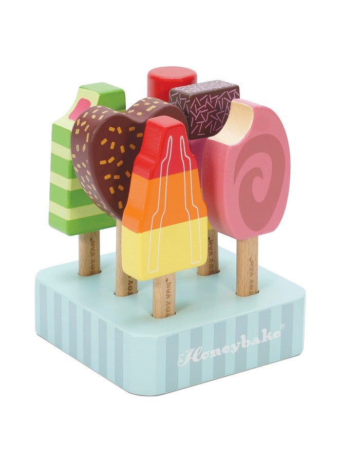 لي توي فان مجموعة مصاصات الثلج من Le Toy Van Honeybake Collection، ألعاب خشبية فاخرة للأطفال من عمر 3 سنوات فما فوق (TV284) - Image 1