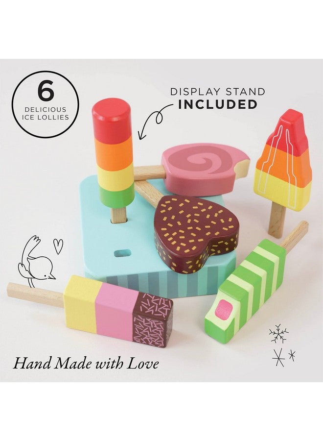 لي توي فان مجموعة مصاصات الثلج من Le Toy Van Honeybake Collection، ألعاب خشبية فاخرة للأطفال من عمر 3 سنوات فما فوق (TV284) - Image 2