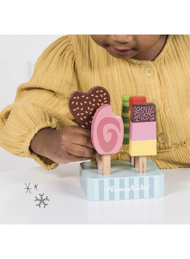 لي توي فان مجموعة مصاصات الثلج من Le Toy Van Honeybake Collection، ألعاب خشبية فاخرة للأطفال من عمر 3 سنوات فما فوق (TV284) - Image 5