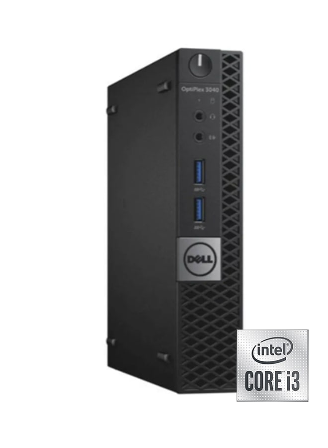DELL OptiPlex 3040 Micro Tower PC With Core i3 Processor/4GB RAM/500GB HDD Black - Image 1