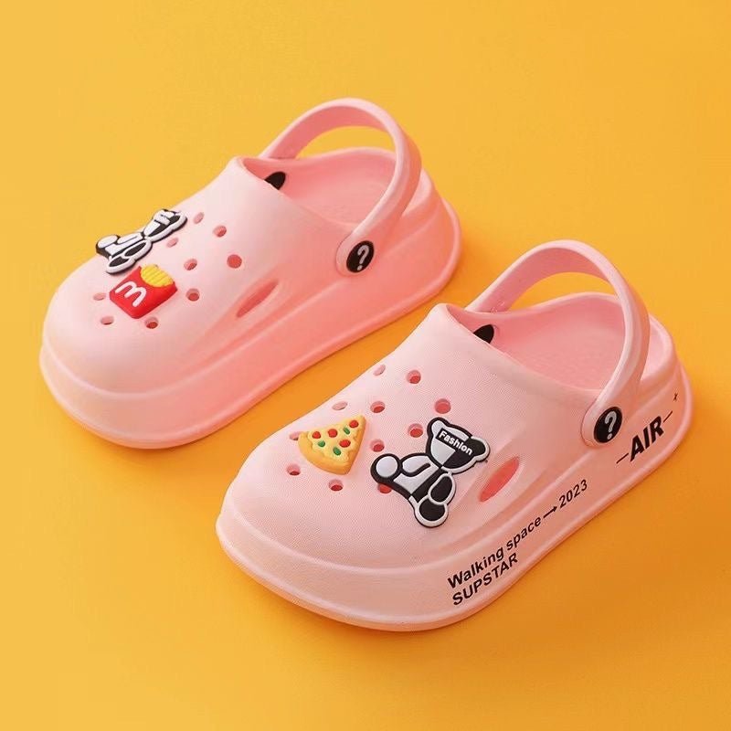 Children'S Slippers Summer Girls Non-Slip Boys Baotou Children Soft Sole Cave Shoes Baby Slippers - Image 1