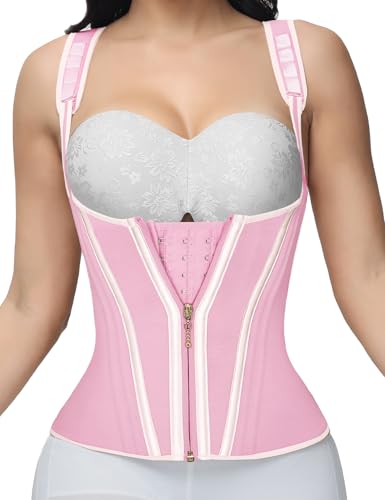 SHAPSHE Waist Trainer for Women Tummy Control Sports Girdle Workout Body Shaper with Adjustable Shoulder Strap - Image 1
