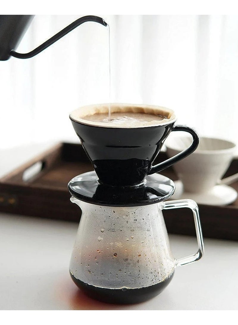 هاريو قمع ترشيح V60 سراميك ادوات القهوة / مناسب قهوة مقطرة - Image 5