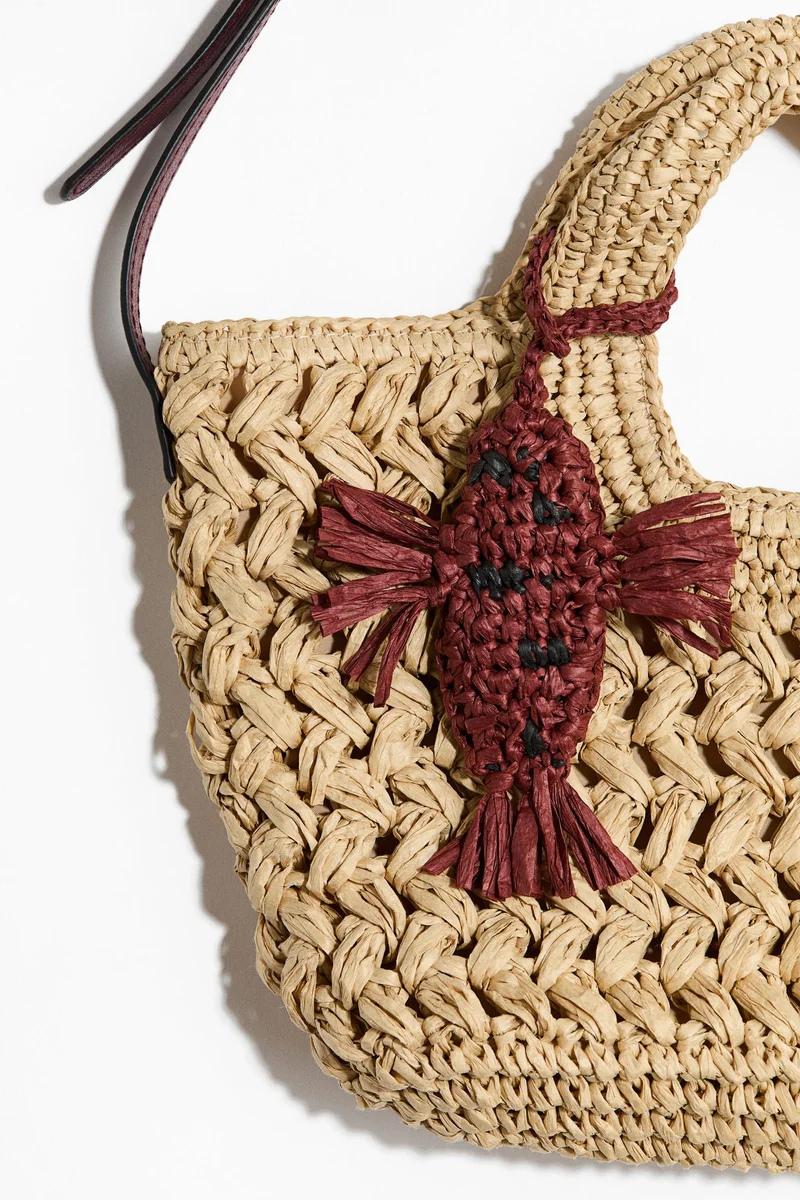 H&M Straw crossbody bag