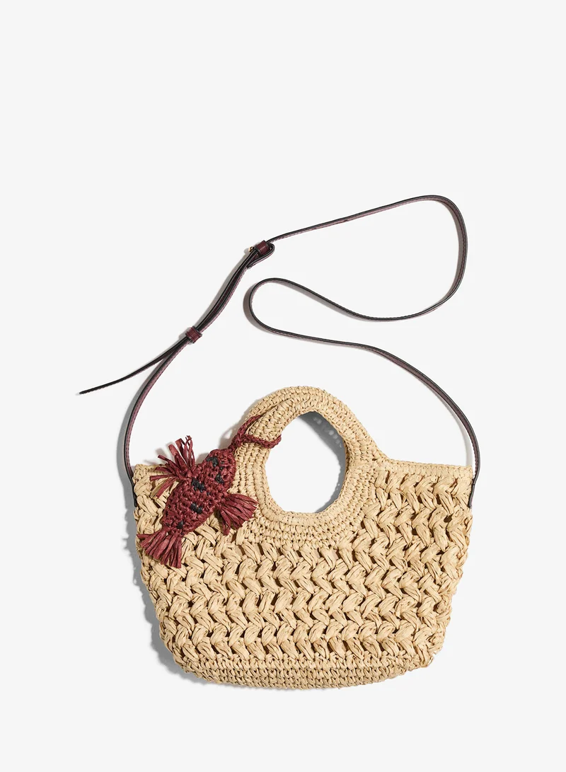 H&M Straw crossbody bag
