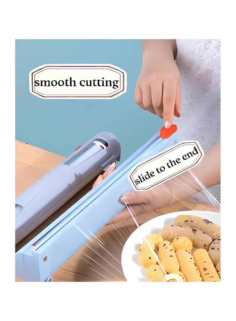 Cutter for Clinging Food Wrap Blue37 x 8 x 5 centimeter - Image 2
