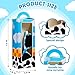 Relaxweex 12 Sets Cartoon Farm Party Favors Includes Cow Pattern Party Gift Boxes Blue Sky White Cloud Sunglasses DIY Christmas Birthday Supplies - Image 4