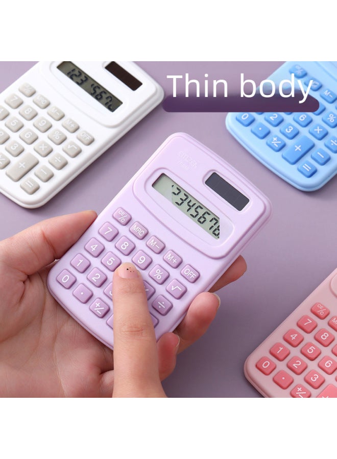 Computer Stationery For Primary School Students Mini Office Calculator Cute Cartoon 8 Bit Computer - Image 4