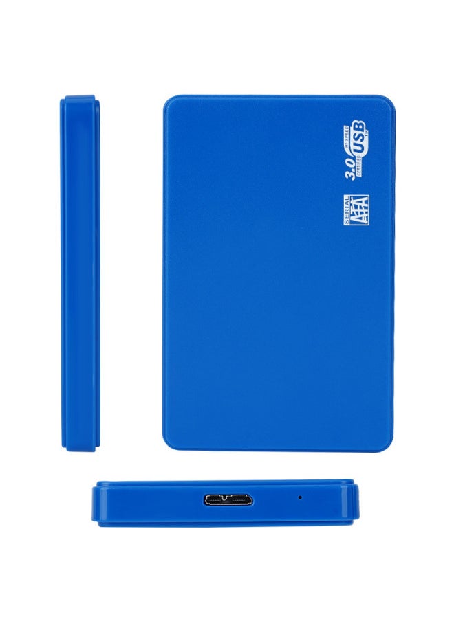 Generic USB3.1 SATA Mechanical Solid State Hard Disk Box Notebook External 2.5 Inch SSD Mobile Hard Disk Box TypeC-Color:Usb 3.0-blue-delivery Data Cable  - Image 1