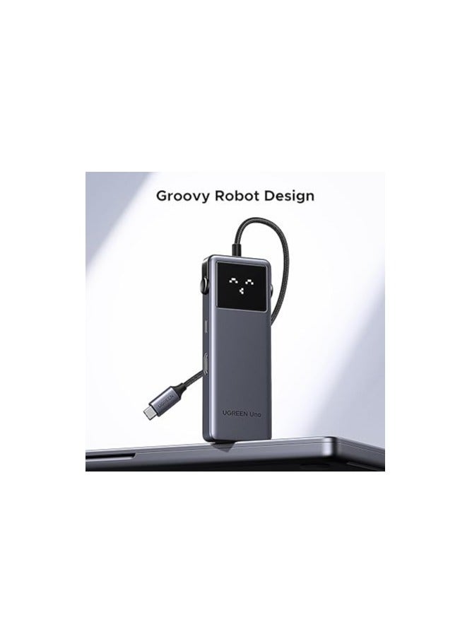 Ugreen Uno 6 IN 1 USB-C HUB 4K60Hz PD100W 10Gbps USB3.2 Splitter Adapter for Laptop Macbook Pro Air USB Expander Docking Station - Image 3