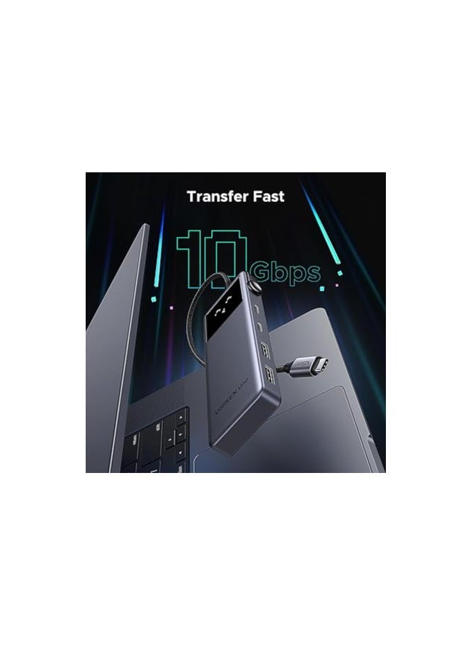 Ugreen Uno 6 IN 1 USB-C HUB 4K60Hz PD100W 10Gbps USB3.2 Splitter Adapter for Laptop Macbook Pro Air USB Expander Docking Station - Image 4