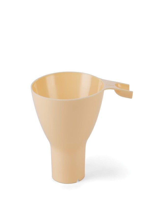 فور رن قمع تعليب واسع الفوهة من المزرعة إلى المائدة، بلاستيك، 4.75 بوصة، أبيض مائل للبيج - Image 3