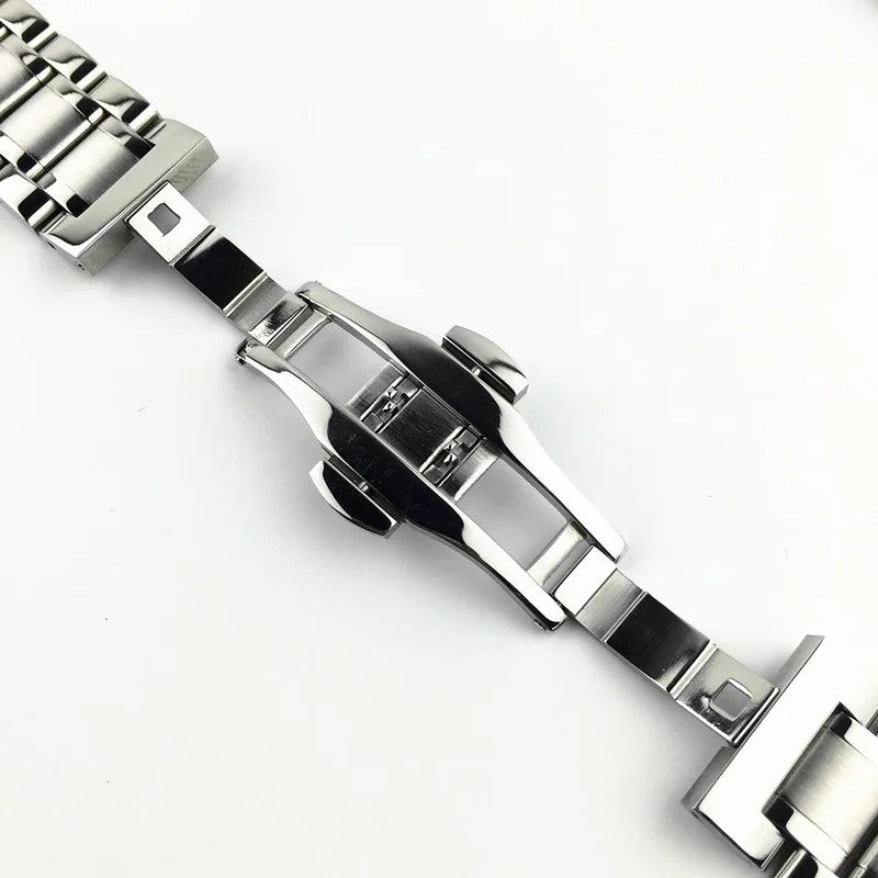 Bluejw Stainless Steel Watch Band Replacement – 3-Link Metal Watch Strap in Multiple Sizes (12mm, 14mm, 20mm) for Easy Watch Strap Replacement - Image 3