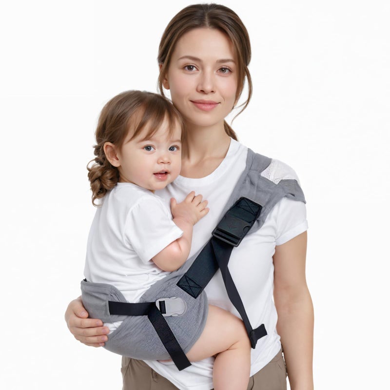 KASTWAVE Portable Toddler Carrier, Baby Carrier Newborn to Toddler-Adjustable Baby Sling Carrier,Toddler Carrier for 25-60lbs,Comfortable Toddler Sling for Hands-Free Carrying - Image 1