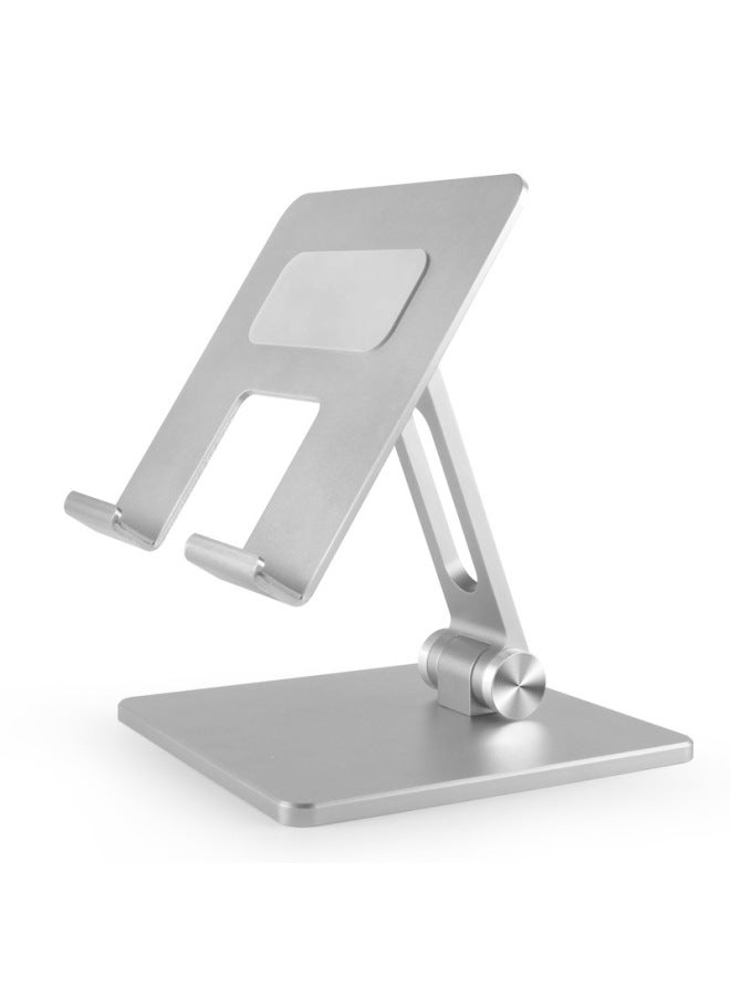 Tablet Stand Aluminum Alloy Foldable Computer Stand Desktop Raised For Ipad Huawei Apple Support Frame-Color:Grey (metal Weighted Enlarged Style) - Image 4