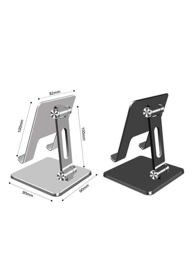Tablet Stand Aluminum Alloy Foldable Computer Stand Desktop Raised For Ipad Huawei Apple Support Frame-Color:Grey (metal Weighted Enlarged Style) - Image 5