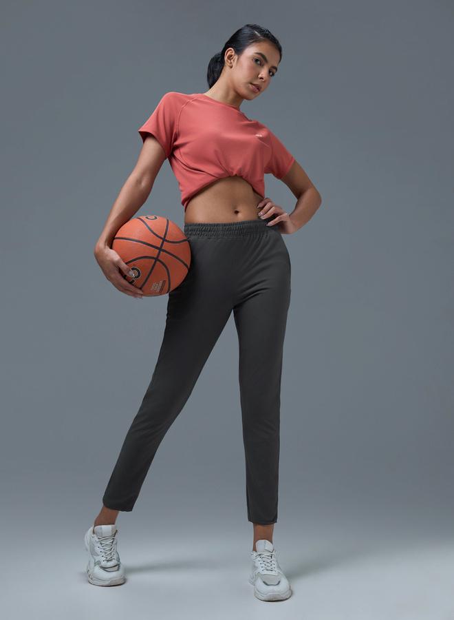 Technosport Solid Straight Fit Trackpants - Image 1