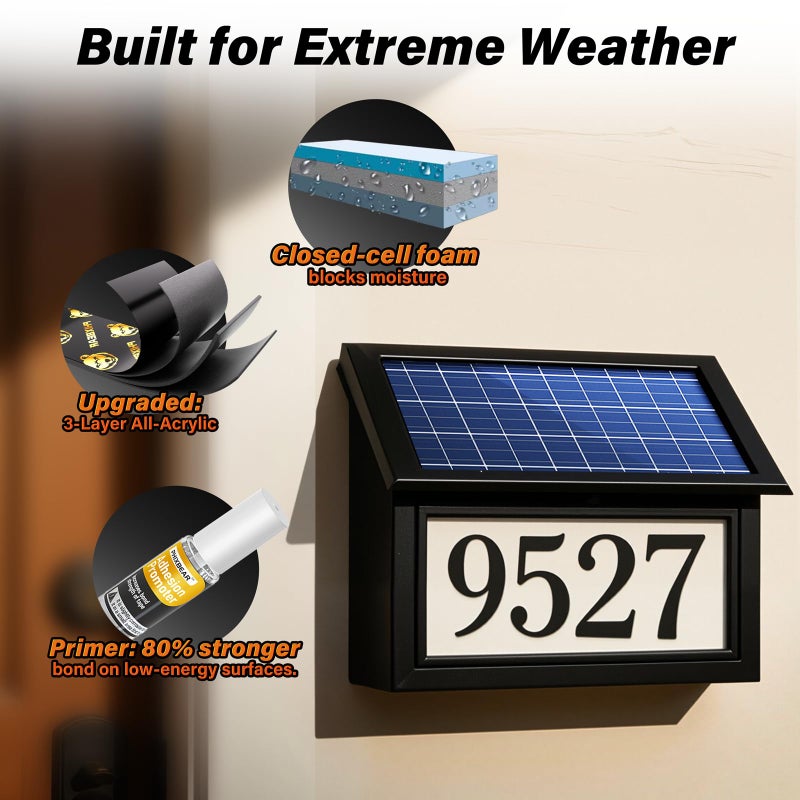 PHIXBEAR Extreme Weather Mounting Tape (1in x 20ft), Acrylic Foam Double Sided Tape for Outdoor Use â€” Works Best on Metal, Glass & Smooth Surfaces, Optional PP/PE Adhesion Promoter, Press & Cure 48 Hours - Image 2