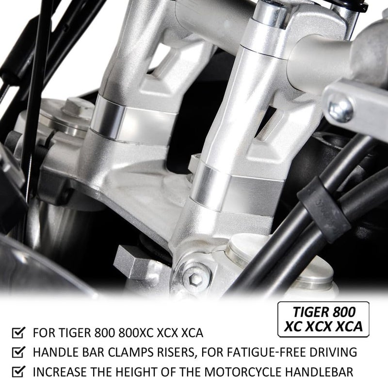 DEMULAX Handlebar Riser Clamp for Triumph Tiger 800 - Image 5