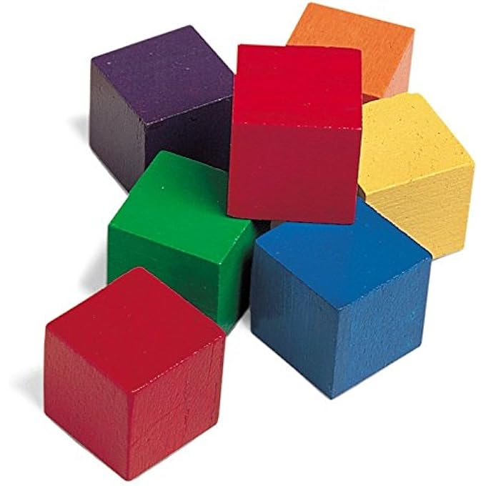 WOODEN COLOR CUBES - Image 1