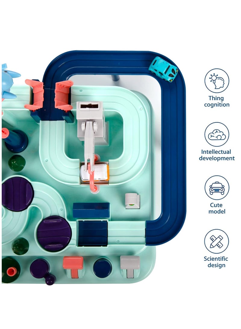 لعبة مغامرة السيارات - سيارة لعبة تعليمية لانقاذ المدينة لعمر ما قبل المدرسة، لعبة مسارات سباق للاولاد والبنات، العاب السيارات هدايا للاعمار من 2 -6، العاب تعليمية للاطفال الصغار - Image 2