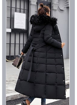 1Tarz 1 style Toridas Daily Winter Full Length Puffer Women's Coat BT180BLACK6  - Image 5