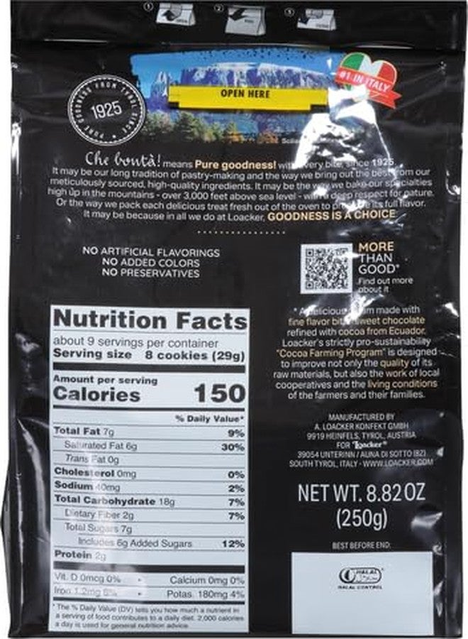 Loacker Wafer Qudrtni Drk Choc 25 8.82Oz - Image 2