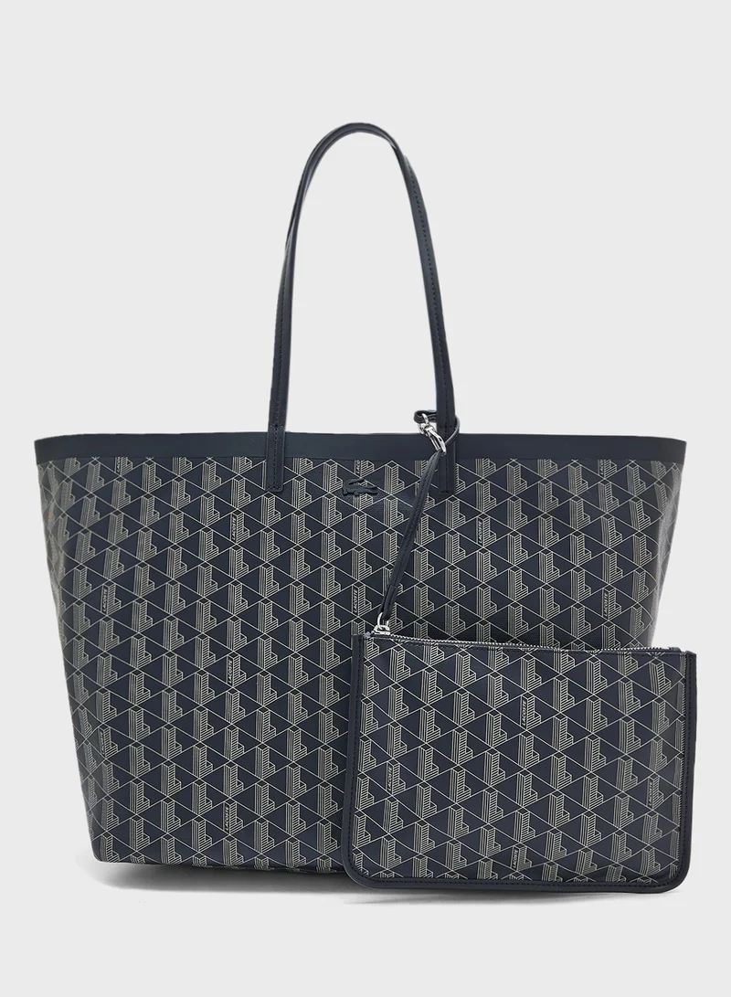 LACOSTE Essentials Top Handle Zip Over Tote