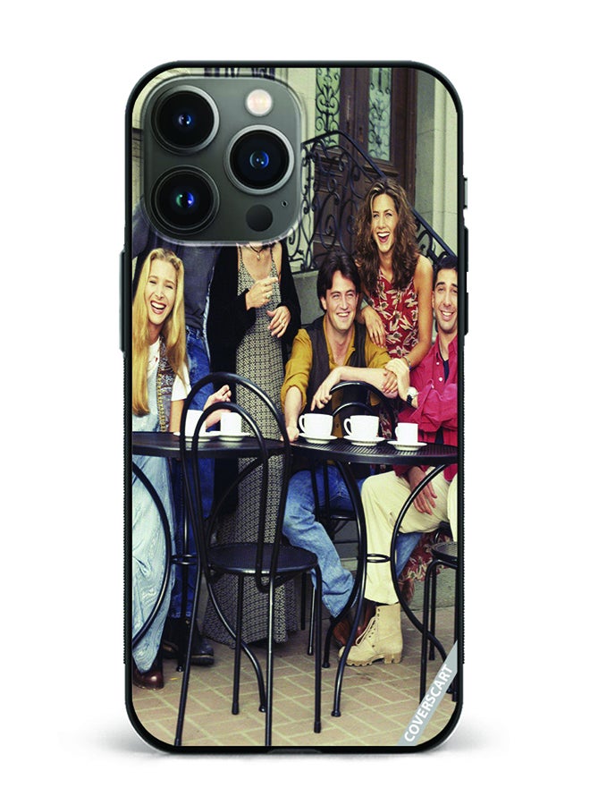 COVERSCART Protective Case Cover For Apple iPhone 13 Pro Max F R I E N D S Design Multicolour