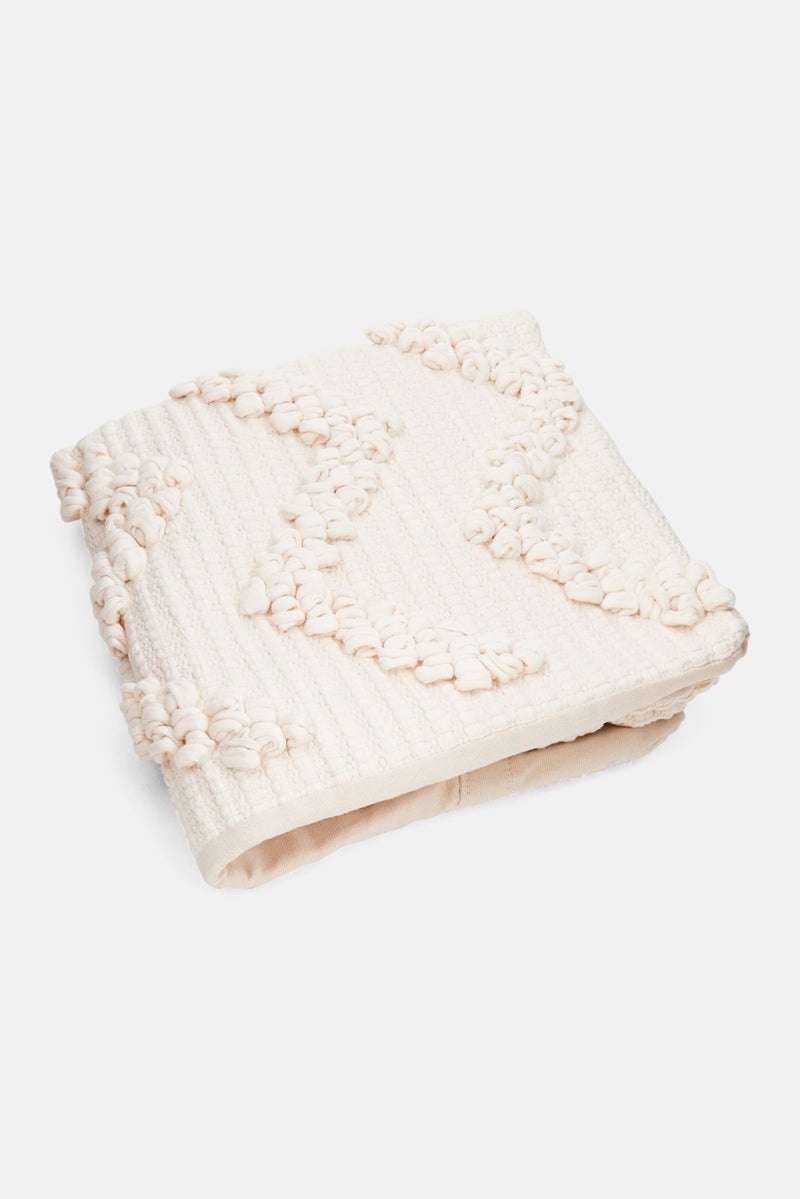 Vestio Textiling Embroidered Cushion Cover  50 X 50 cm, White - Image 2