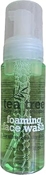Pack 4 In Une Tea Tree Facial Scrub 250ml Facial Wipes 25wipes Foaming Face Wash 200ml Cleansing Pads 60pads - Image 2