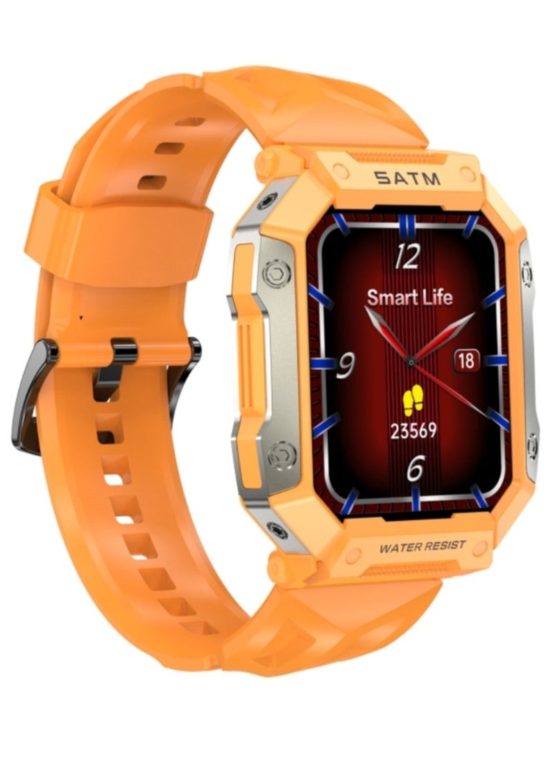 AROAQ PG333 1.91 inch Waterproof Smart Sports Watch Support Heart Rate Monitoring / Blood Pressure Monitoring(Orange) - Image 1