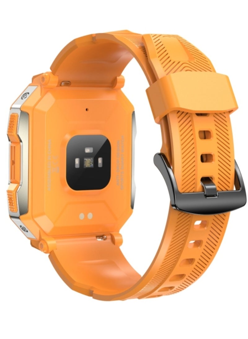 AROAQ PG333 1.91 inch Waterproof Smart Sports Watch Support Heart Rate Monitoring / Blood Pressure Monitoring(Orange) - Image 3