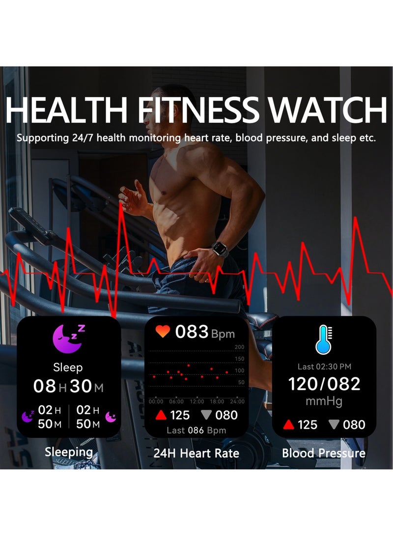 AROAQ PG333 1.91 inch Waterproof Smart Sports Watch Support Heart Rate Monitoring / Blood Pressure Monitoring(Orange) - Image 4