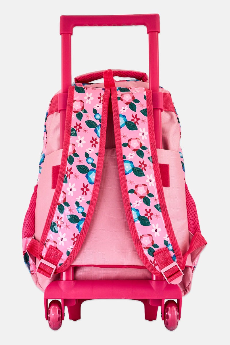 Toys For Less Kids Girl Princess Graphic Print Trolley Bag, Multicolor - Image 2