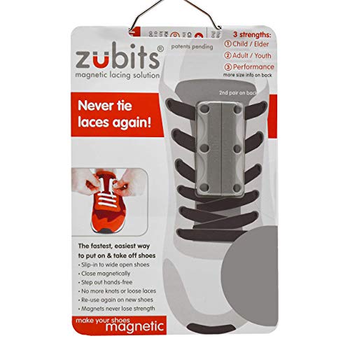 Zubits Magnetic No Tie Shoe Closures for Adults, Kids, and Seniors (2 In Pack) - Image 1
