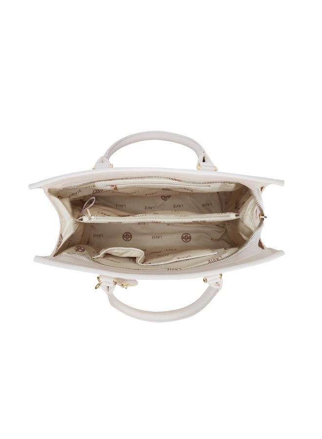 لافي حقيبة ساتشيل نسائية فاخرة كيم كبيرة أوف وايت - Image 4