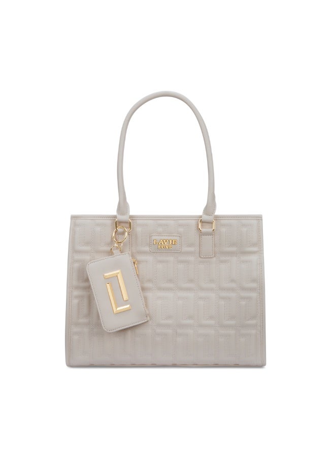 لافي حقيبة ساتشيل نسائية فاخرة كيم كبيرة أوف وايت - Image 1