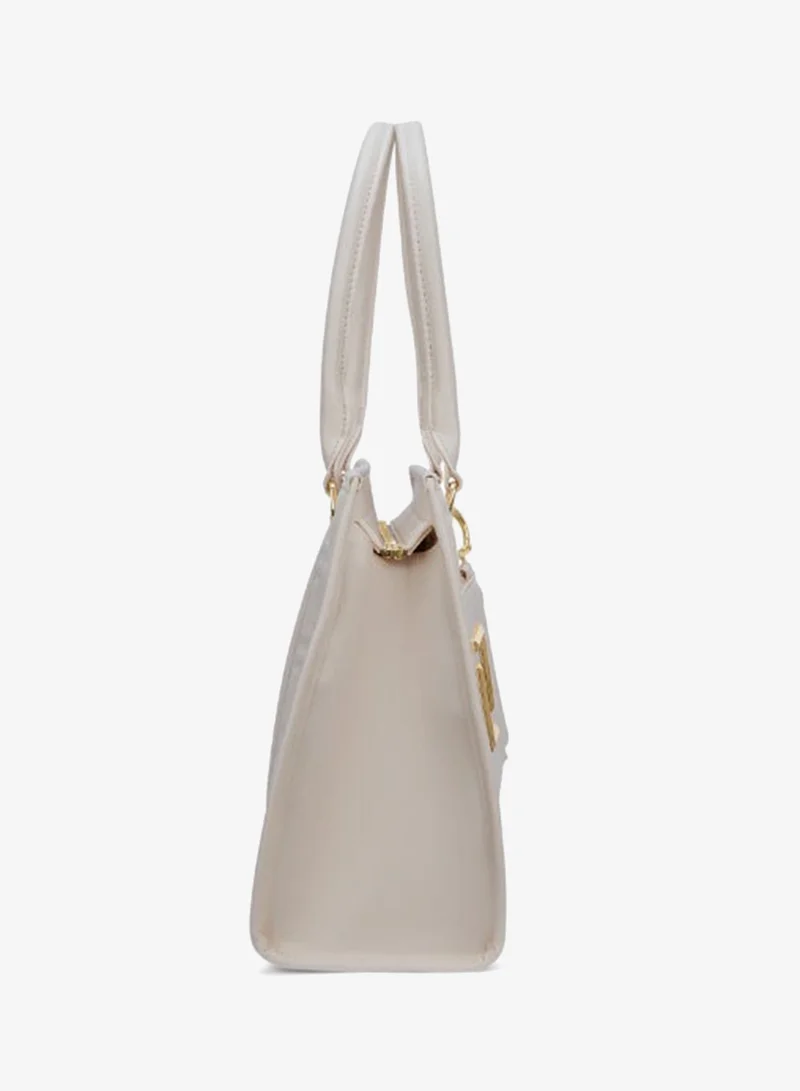 Lavie  Luxe Women's Quem Large Satchel Bag (Offwhite) for Women | Best Price UAE