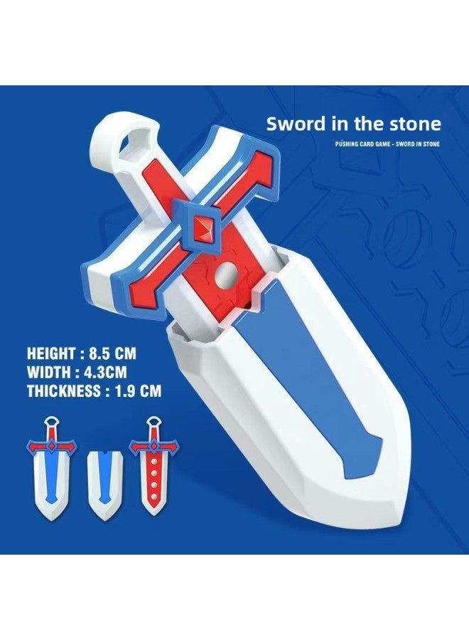 Magnetic Stone Sword Push Card Toy Edc Decompression Toy Imitation 3D Printing Popular Toy Export Supply Chain Cross-Border
