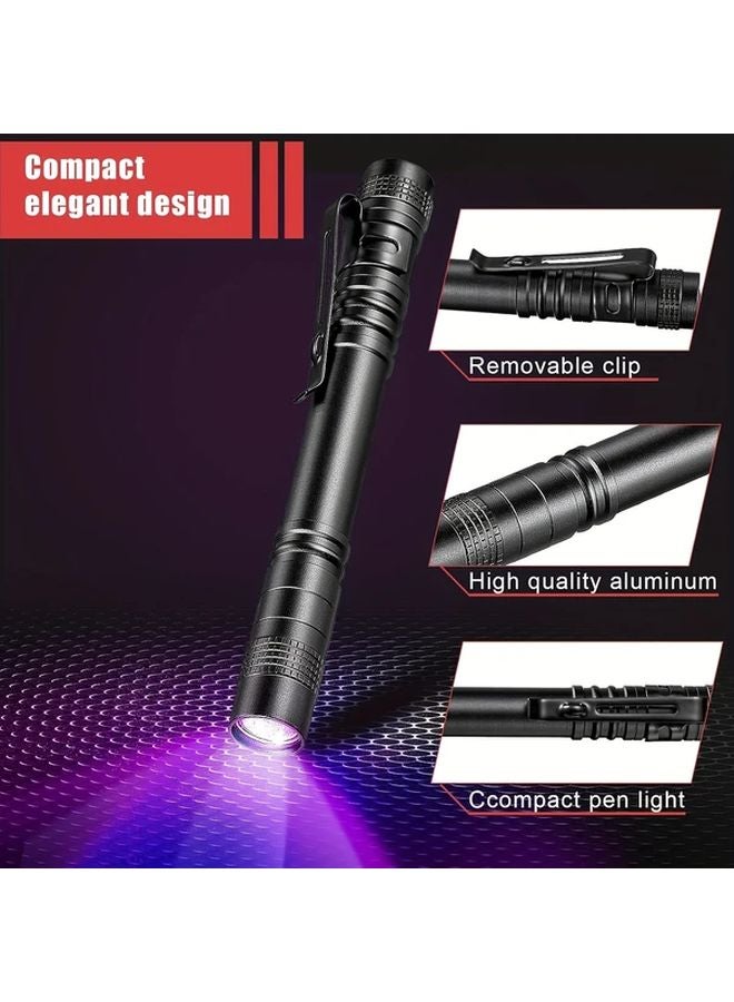 2pcs 395nm UV Flashlight Portable Black Light Pet Urine Detector Scorpion - Image 5