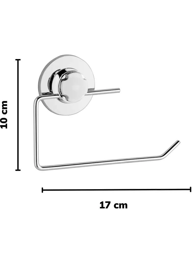 بييف Wenken Screwless Ultra Strong Bonding Luxury Chrome Toilet Paper Holder