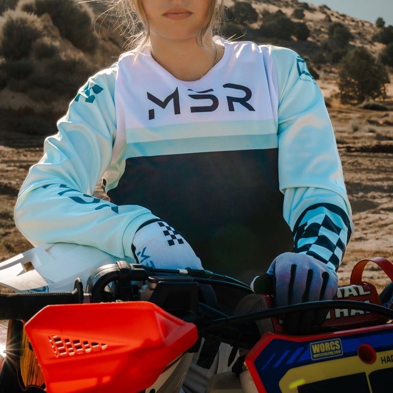 MSR Women's Nova Dirt Bike Motocross MTB Jersey Small Teal - Image 3