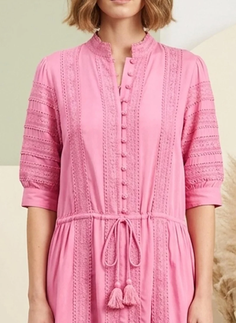 Alaya  Women Embroidered  Cotton Dress -AL3710 for Women | Best Price UAE