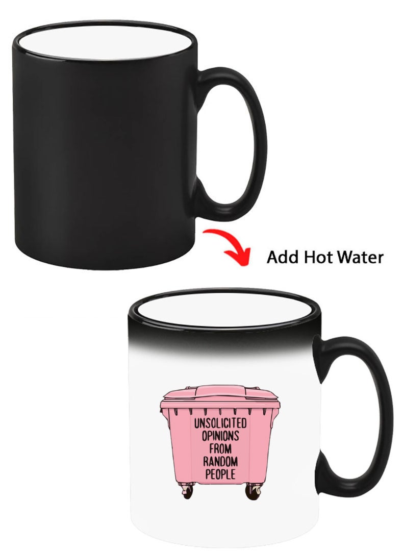 Theodor Color Changing Heat Sensitive Ceramic Mug, Image Revealed When HOT Liquid is Added! Opinions - Image 1