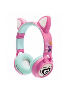Lexibook Lexibook Barbie 2-in-1 Bluetooth & Wired Headphones with LED Lights  - Image 2